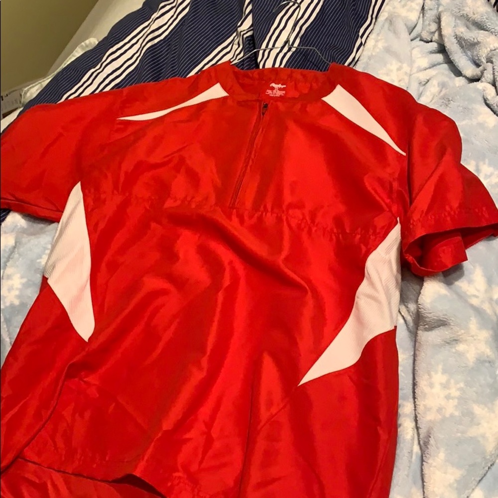 Size youth XL Rawlings cage jacket short sleeve